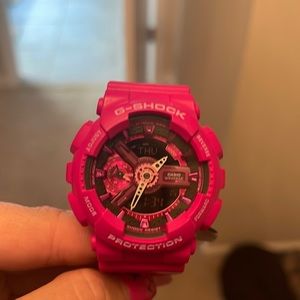 Hot pink women’s G-Shock watch